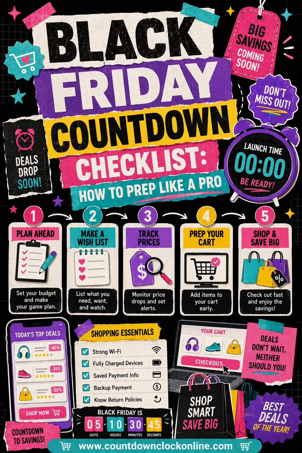 Black Friday Countdown Checklist - How to Prep Like a Pro
