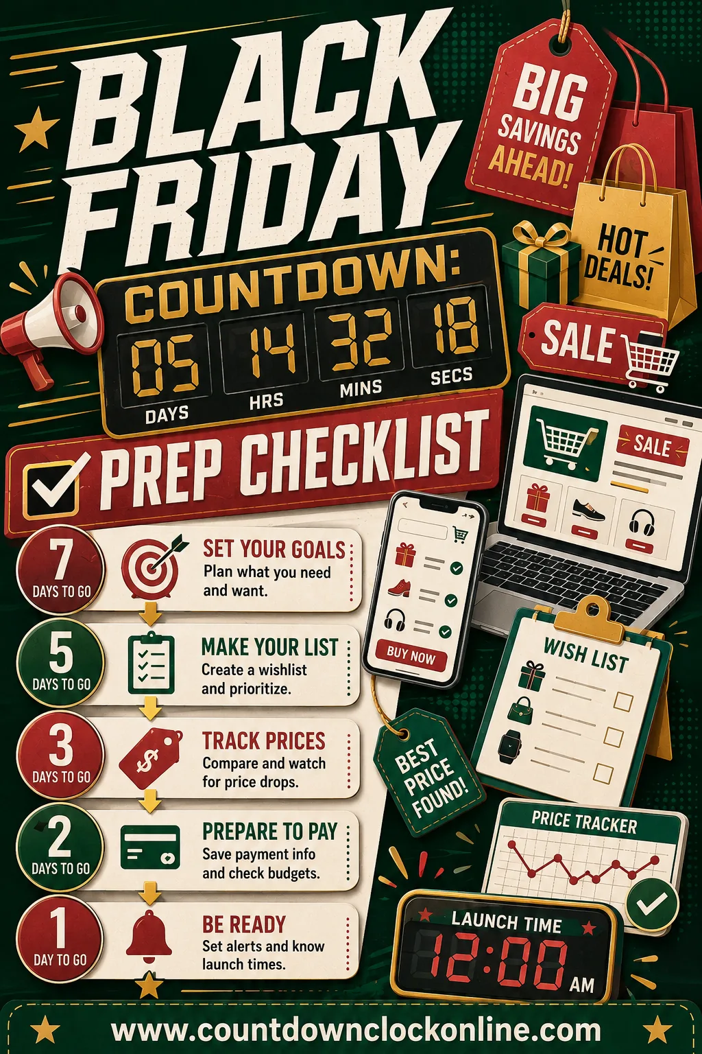 Black Friday Countdown - Prep Checklist