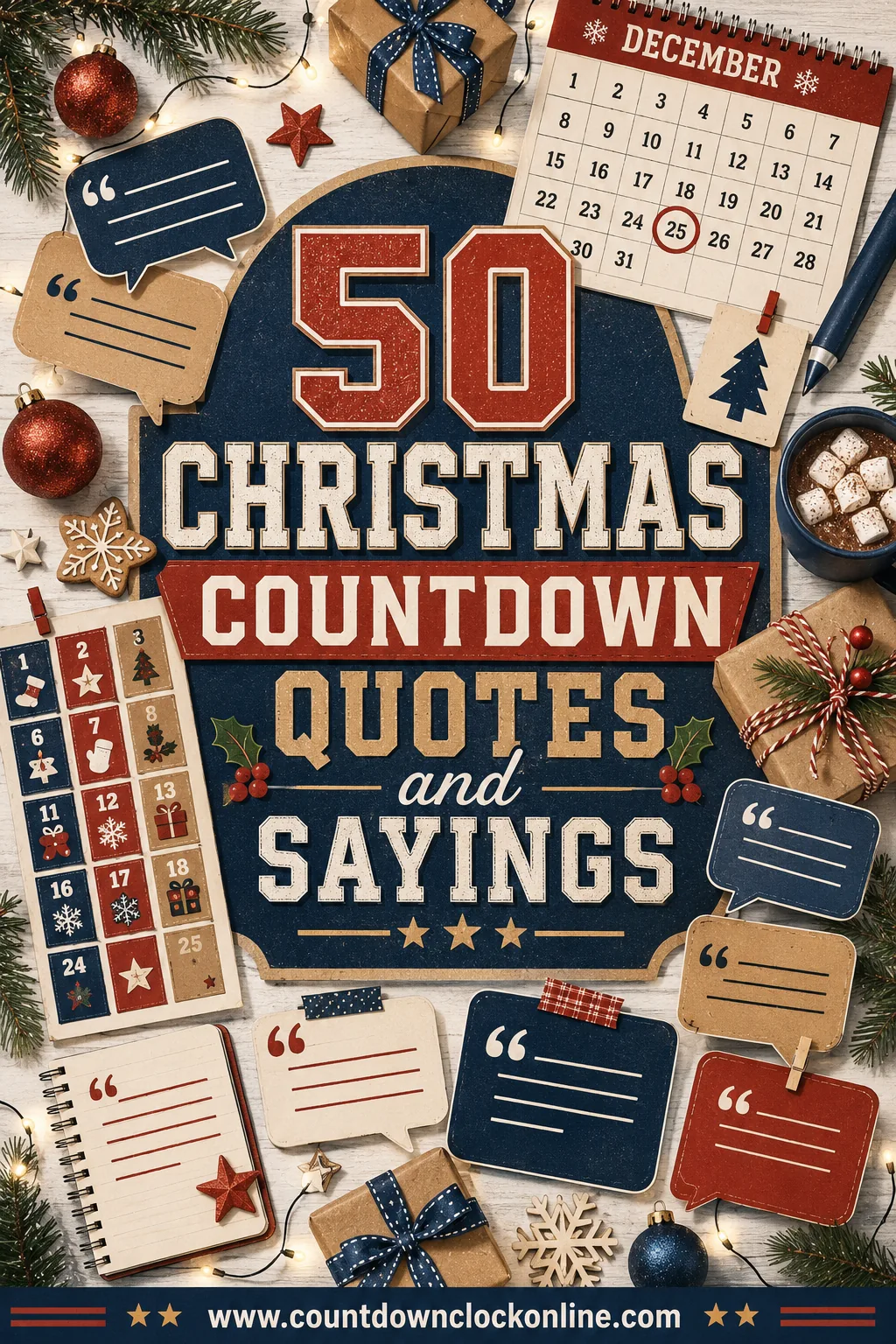 50 Christmas Countdown Quotes and Sayings