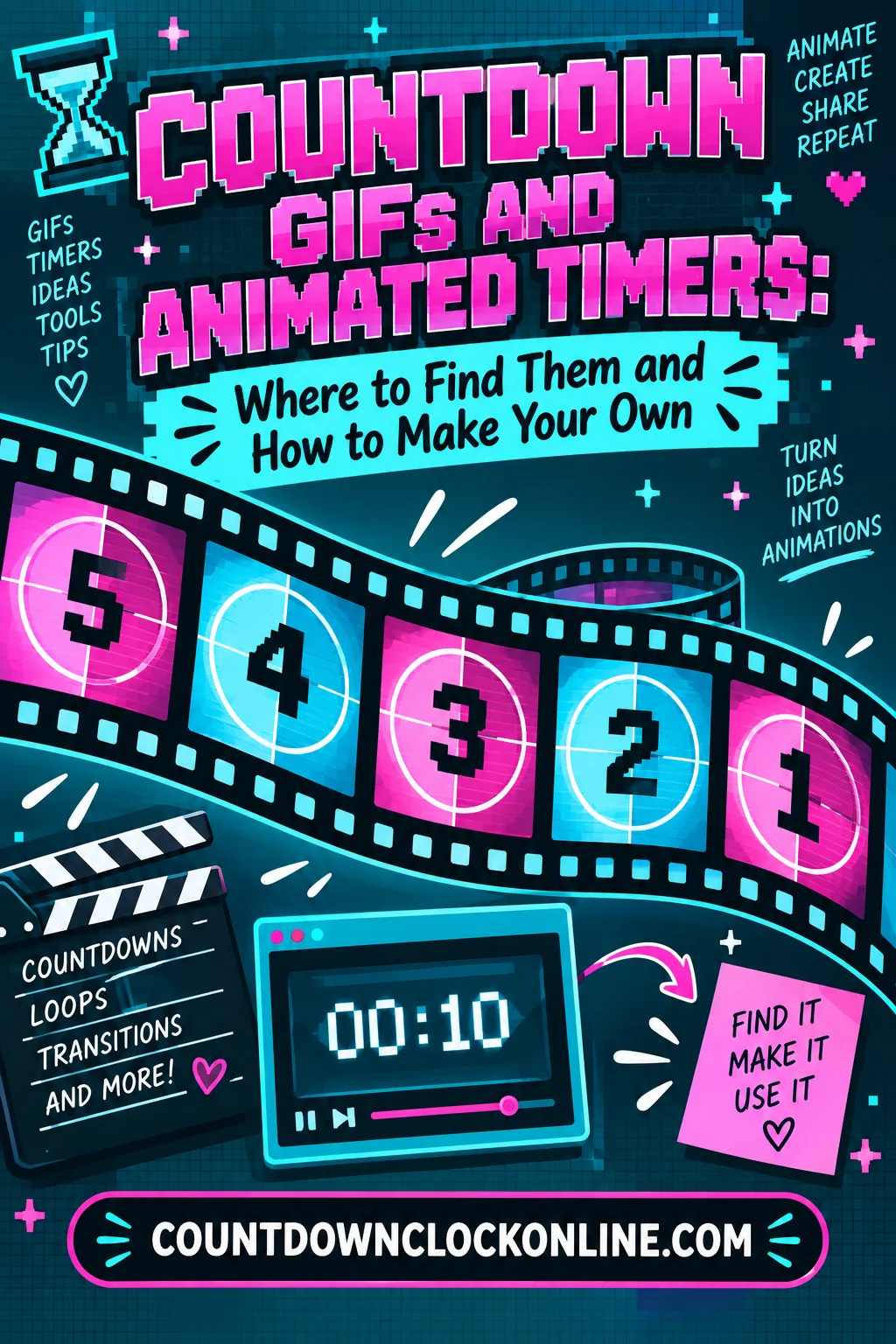 Countdown GIFs and Animated Timers: Where to Find Them and How to Make Your Own