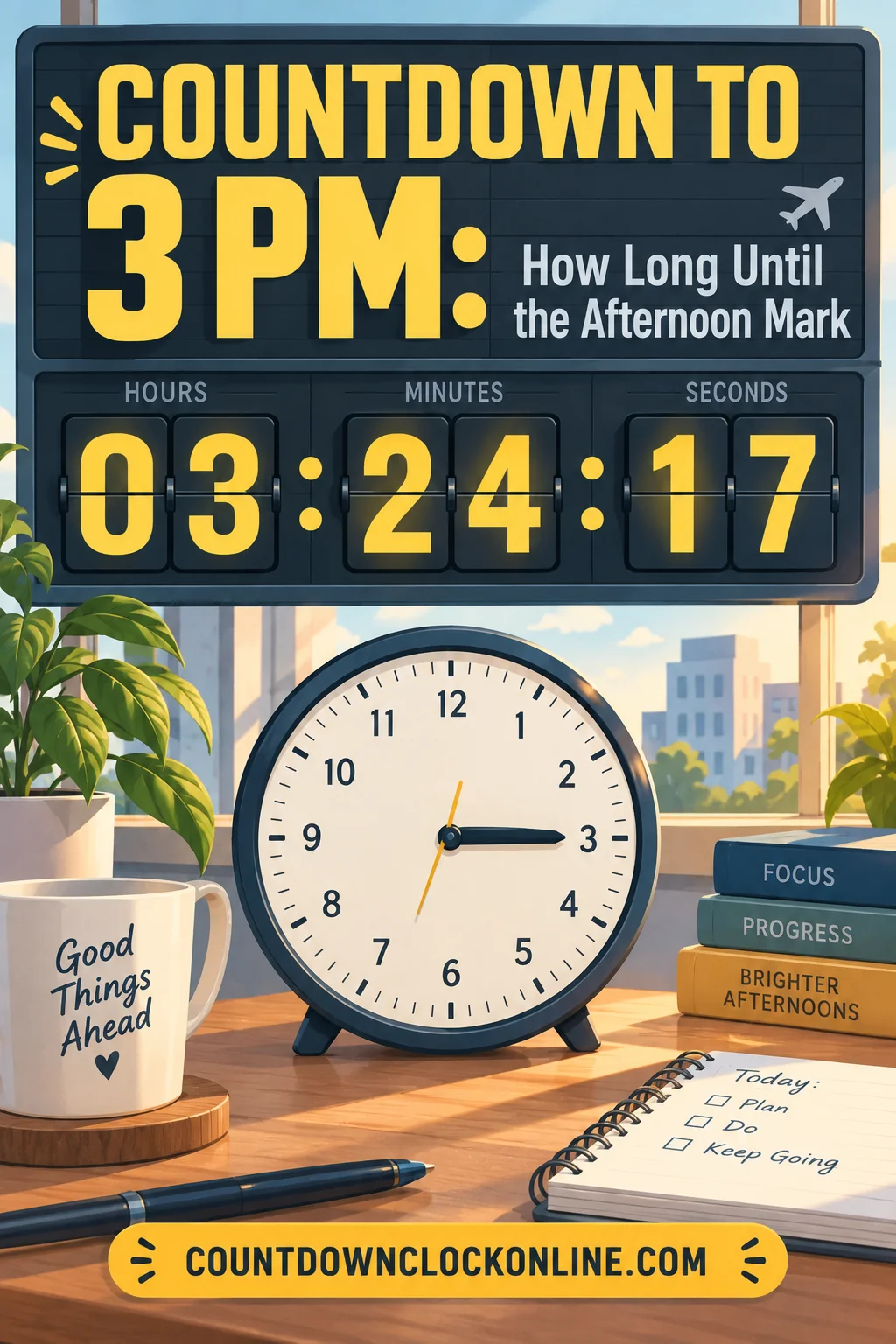 Countdown to 3 PM: How Long Until the Afternoon Mark