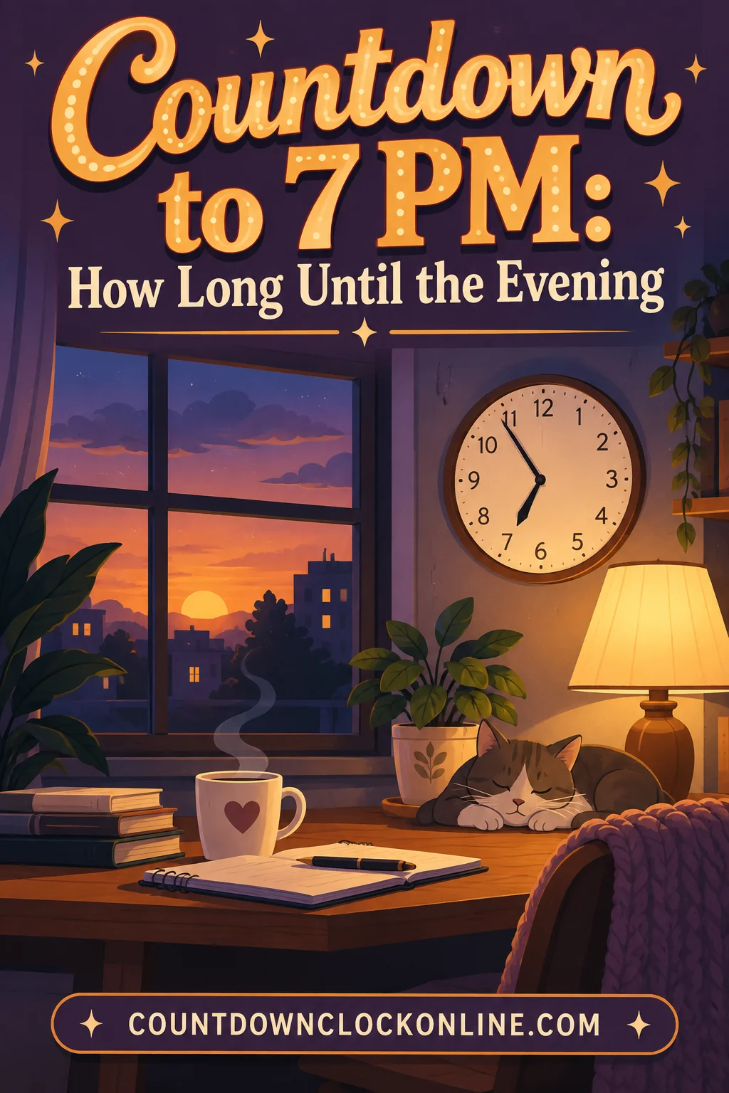 Countdown to 7 PM: How Long Until the Evening