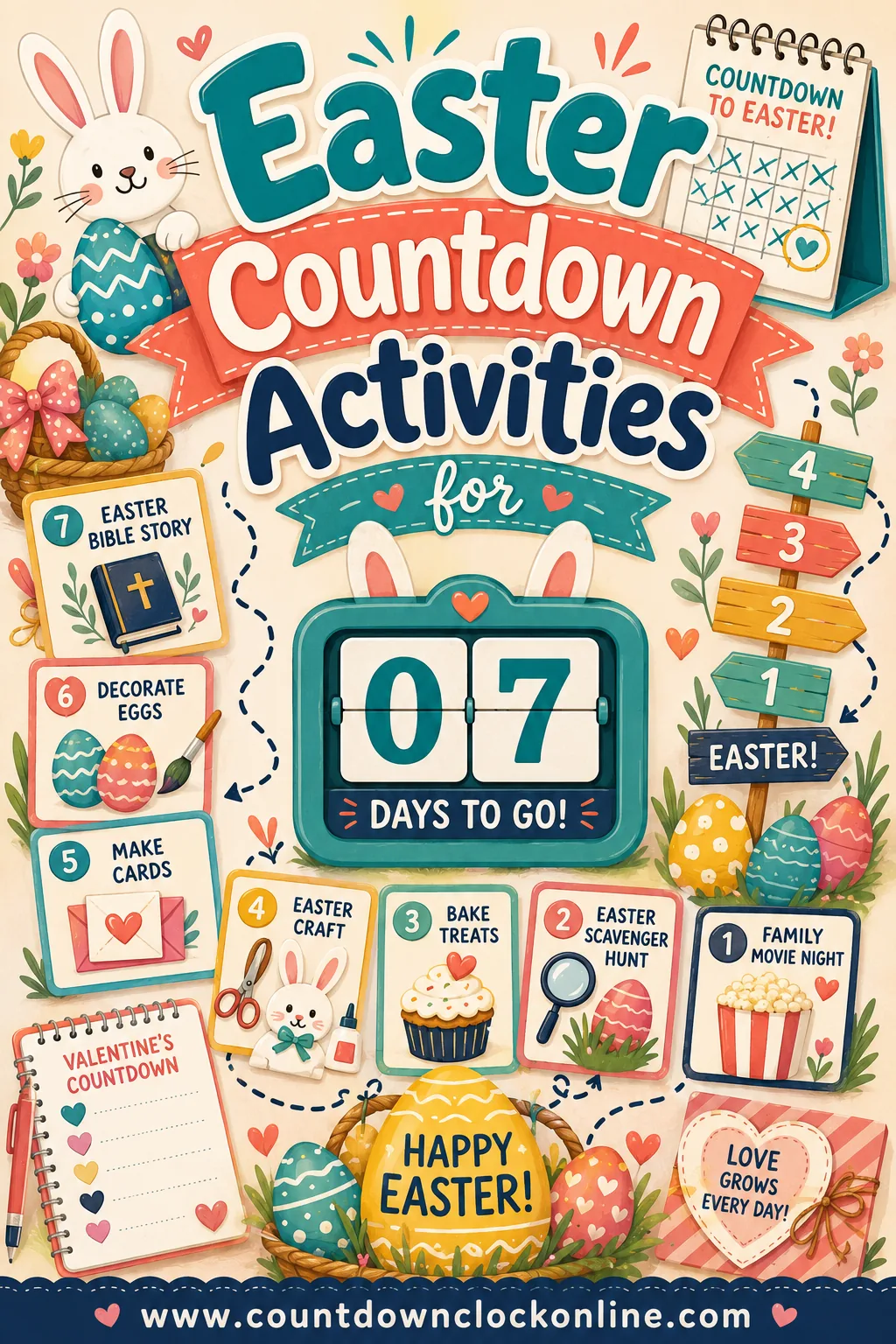 Easter Countdown - Activities For Kids