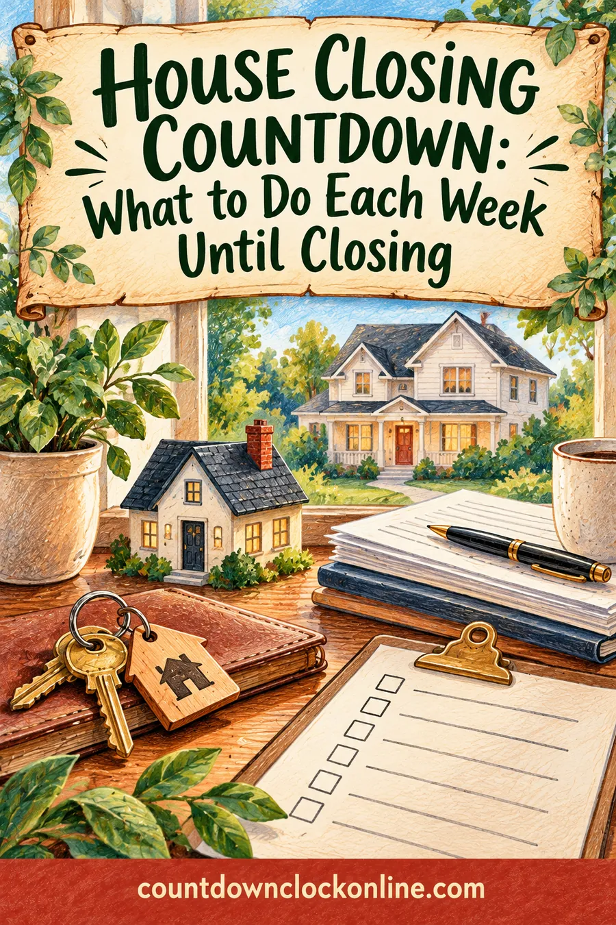 House Closing Countdown: What to Do Each Week Until Closing