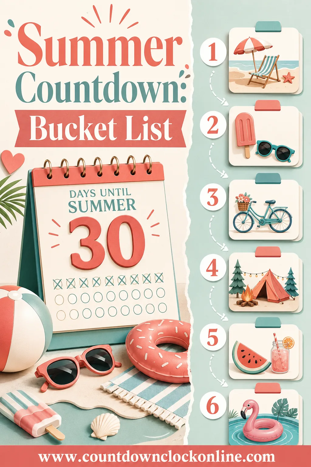 Summer Countdown - Bucket List