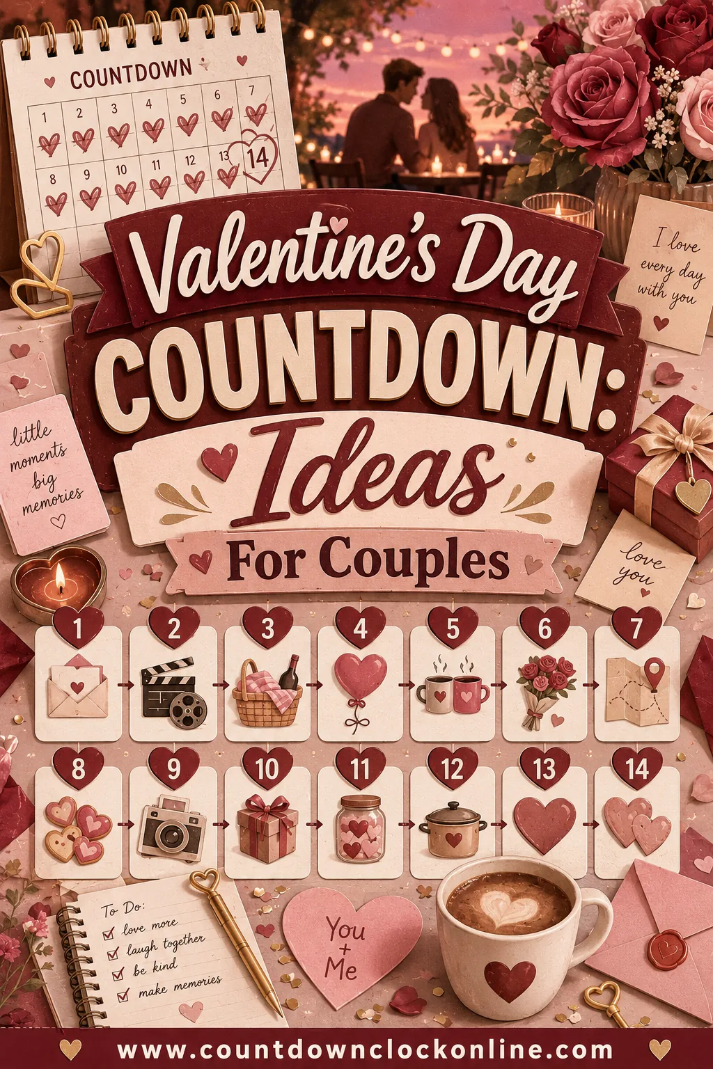 Valentine's Day Countdown - Ideas For Couples